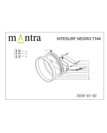 KITESURF NERGO * APLIQUE 8W